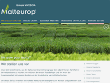 Tablet Screenshot of de.malteurop.com