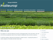 Tablet Screenshot of malteurop.com